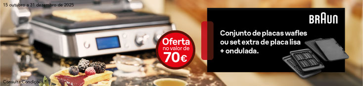Braun Grelhador Multigrill - 15 outubro a 31 dezembro