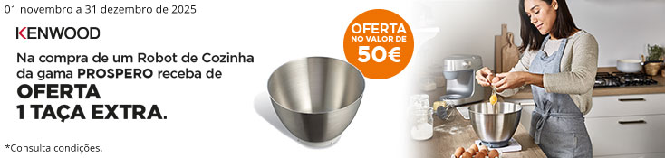 Kenwood - Gama Prospero - 01 nov a 31 dez