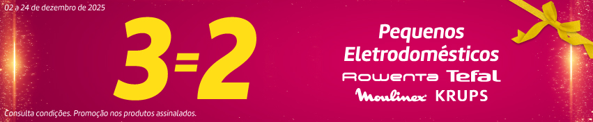 L3P2 - 02 a 24 dezembro - Rowenta , Moulinex, Krups e Tefal L3P2 - 02 a 24 dezembro - Rowenta , Moulinex, Krups e Tefal