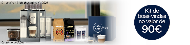 Oferta Kit Boas-Vindas Delonghi - 01jan a 31dez