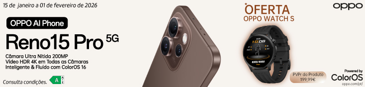 Lancamento Oppo Reno 15 Pro - Oferta - 15 jan a 01 fev