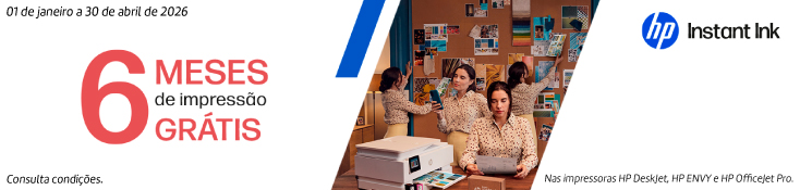 Oferta 6 Meses Instant Ink - 01jan a 30abr