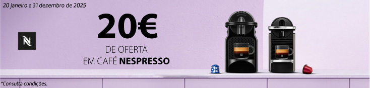 Nespresso Redencao - 20 janeiro a 31 dezembro
