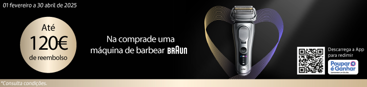 Maquinas de Barbear Braun - 01 fevereiro a 30 abril