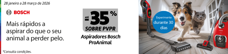 Bosch ProAnimal - Experimenta gratis - 28 janeiro a 28 marco Bosch ProAnimal - Experimenta gratis - 28 janeiro a 28 marco