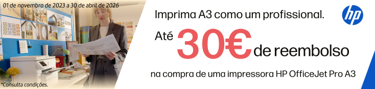 Redenção Até 30€ de Reembolso HP - 01 nov 2023 a 30 abr 2026