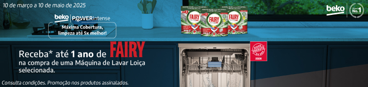 Recebe até 1 ano de Fairy - 10 mar a 10 mai
