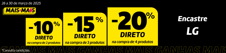 Patamares Encastre LG - 26 a 30 mar