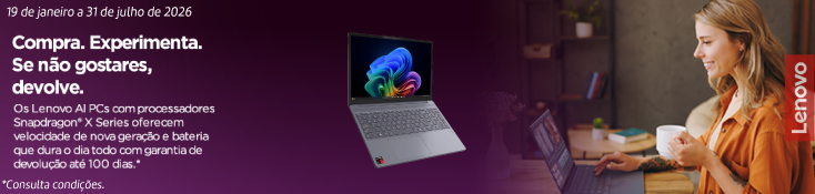 Lenovo | Promessa de reembolso até 100 dias Lenovo | Promessa de reembolso até 100 dias