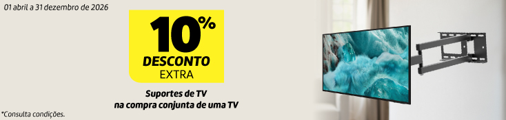 Suportes TV - 01 abril a 31 dezembro