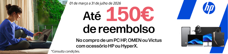 Reembolso HP - Até 150€ - 01 mar a 31 jul Reembolso HP - Até 150€ - 01 mar a 31 jul