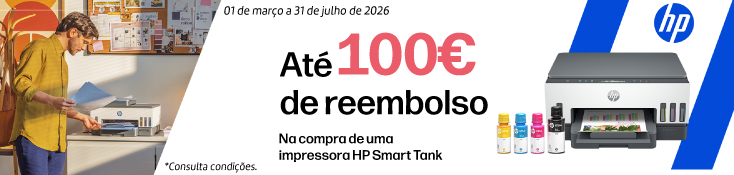 Reembolso HP - Até 100€ - 01 mar a 31 jul