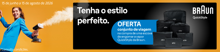 Oferta Conjunto Viagem Braun - 15 junho a 15 de agosto Oferta Conjunto Viagem Braun - 15 junho a 15 de agosto