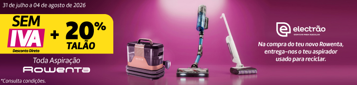20% Talao Rowenta + Electrao - 31 jul a 04 agos 20% Talao Rowenta + Electrao - 31 jul a 04 agos