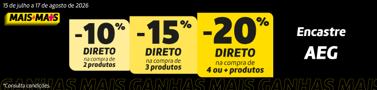 Até 20% Desconto Direto Encastre AEG Até 20% Desconto Direto Encastre AEG