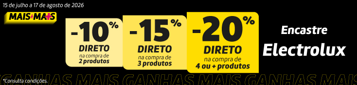 Até 20% Desconto Direto Encastre Electrolux