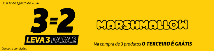Leva 3 Paga 2 Pequenos e Extensões - Marshmallow - 06 a 19 agosto Leva 3 Paga 2 Pequenos e Extensões - Marshmallow - 06 a 19 agosto