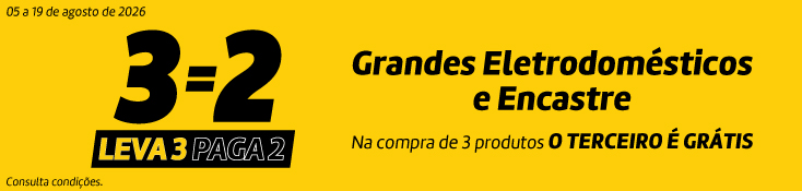 Leva 3 Paga 2 Encastre - Fagor - 05 a 19 agosto