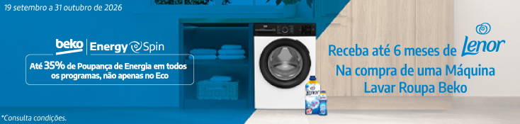 Oferta Lenor - Beko - 19 setembro a 31 outubro Oferta Lenor - Beko - 19 setembro a 31 outubro