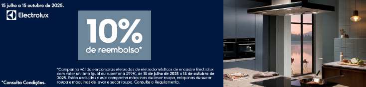 Cashback Electrolux - 15 julho a 15 outubro