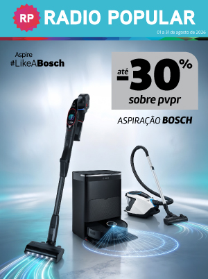 Até 30% Desconto Sobre PVPr em Aspiração Bosch. Aspire #LikeABosch