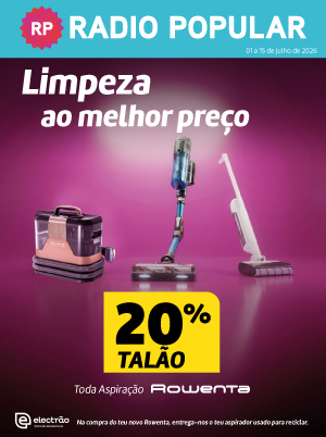 Limpeza ao melhor preço. 20% Talão em Toda Aspiração Rowenta. Electrão.