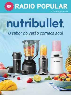 Especial Nutribullet. O sabor a verão começa aqui. 01 a 31 de agosto de 2026.