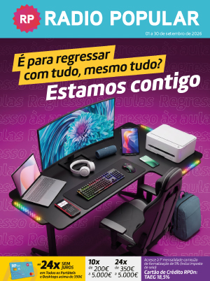 É para regressar com tudo, mesmo tudo? Estamos contigo. 01 a 30 de setembro de 2026.