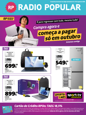 É para regressar com tudo, mesmo tudo.