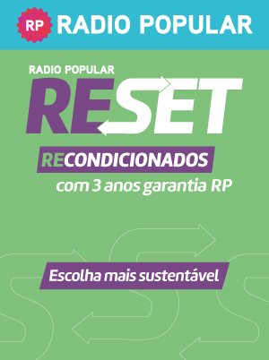 Radio Popular Reset Recondicionados com 3 anos garantia RP. Escolha Mais Sutentável