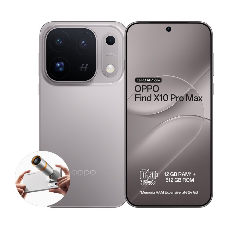 Smartphone Oppo Find X10 Pro Max 512gb 12gb Cinza Titânio - €1799.99